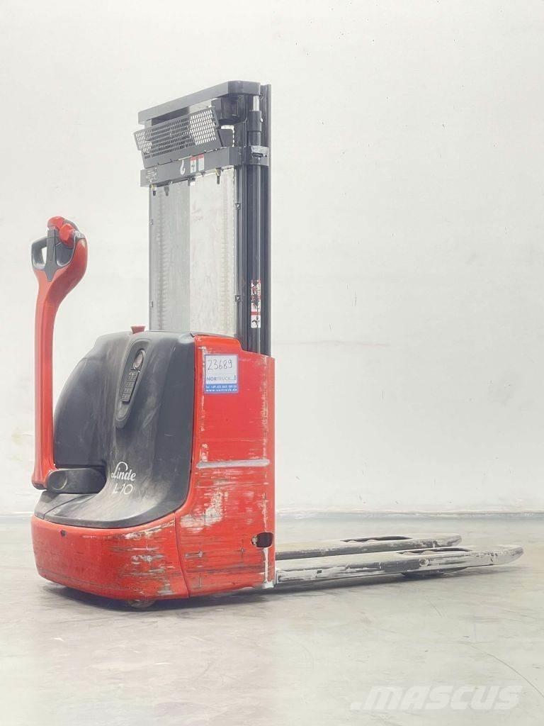 Linde L10B-1172 Παλετοφόρα πεζού χειριστή με ιστό