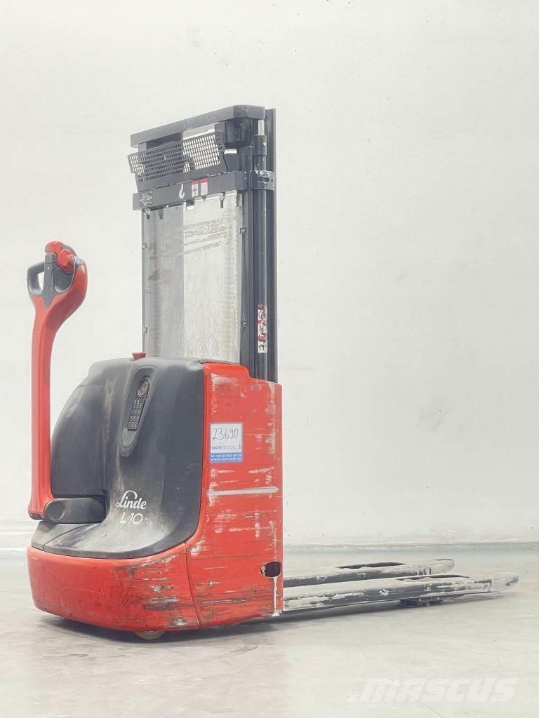 Linde L10B-1172 Παλετοφόρα πεζού χειριστή με ιστό