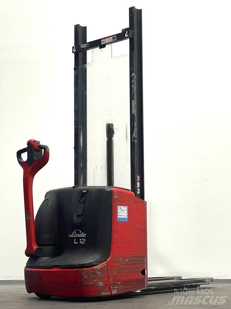 Linde L12i-1172 Παλετοφόρα πεζού χειριστή με ιστό