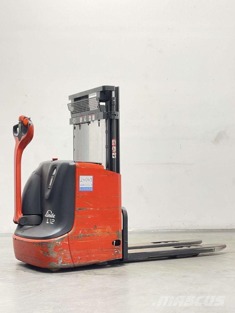 Linde L12i-1172 Παλετοφόρα πεζού χειριστή με ιστό