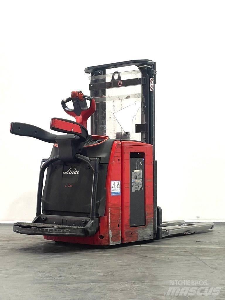 Linde L14AP-1173 Παλετοφόρα πεζού χειριστή με ιστό