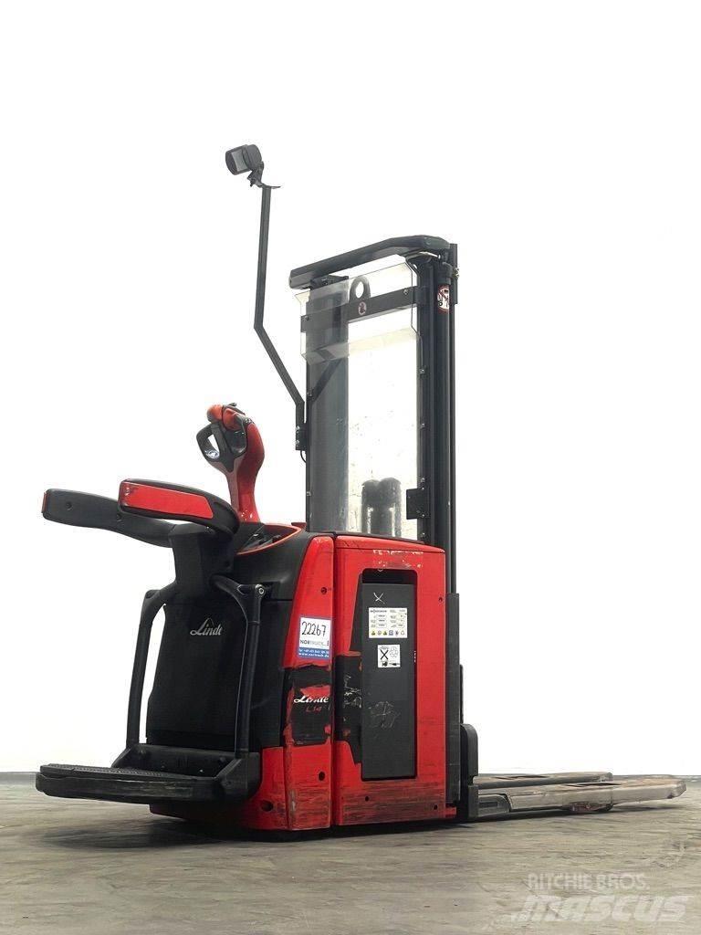 Linde L14AP-1173 Παλετοφόρα πεζού χειριστή με ιστό