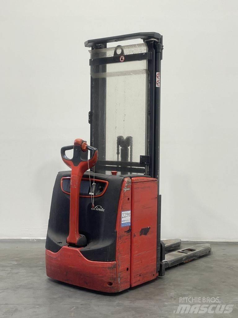 Linde L16 Παλετοφόρα πεζού χειριστή με ιστό