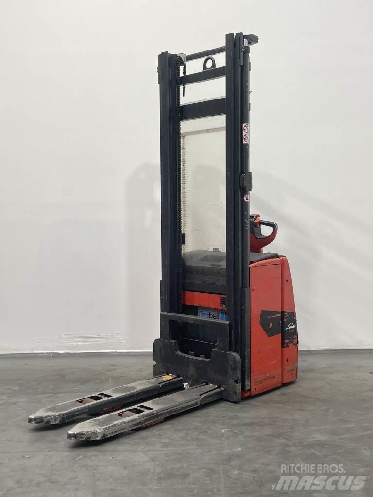 Linde L16 Παλετοφόρα πεζού χειριστή με ιστό