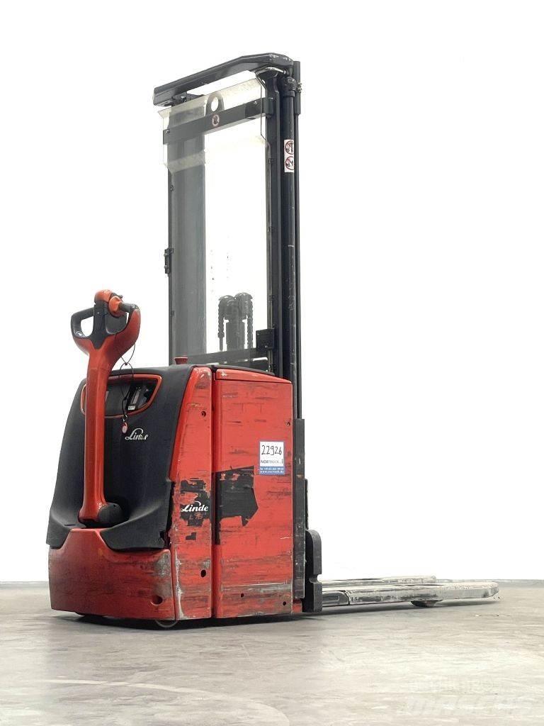 Linde L16 Παλετοφόρα πεζού χειριστή με ιστό