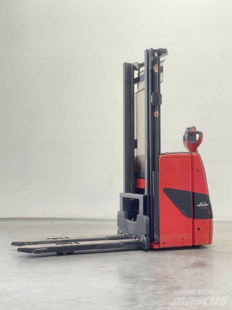 Linde L16-1173 Παλετοφόρα πεζού χειριστή με ιστό