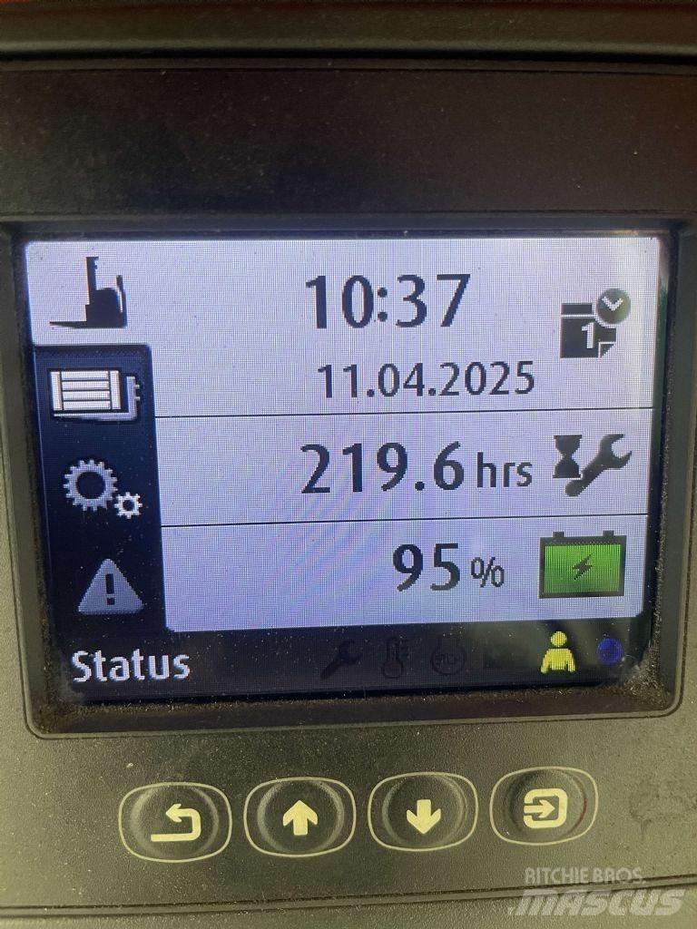 Linde L16-1173 Παλετοφόρα πεζού χειριστή με ιστό