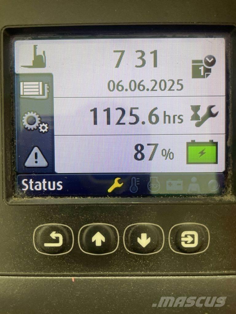 Linde L16-1173 Παλετοφόρα πεζού χειριστή με ιστό