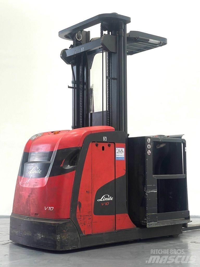 Linde V10-5212 Περονοφόρο ανυψωτικό συλλογής παραγγελιών μεσαίου ύψους