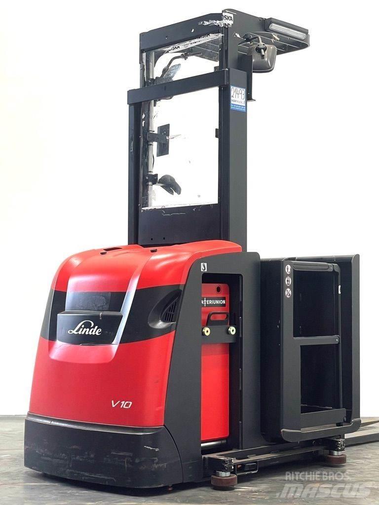 Linde V10-5212 Περονοφόρο ανυψωτικό συλλογής παραγγελιών μεσαίου ύψους