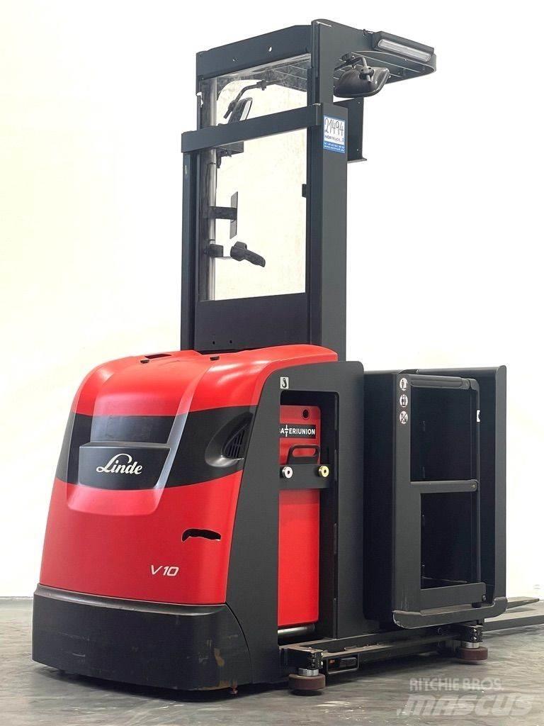 Linde V10-5212 Περονοφόρο ανυψωτικό συλλογής παραγγελιών μεσαίου ύψους