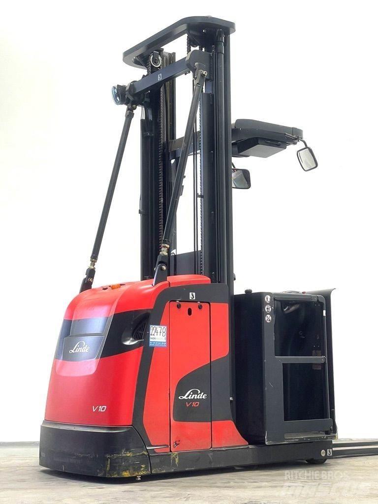 Linde V10-5212 Περονοφόρο ανυψωτικό συλλογής παραγγελιών μεσαίου ύψους