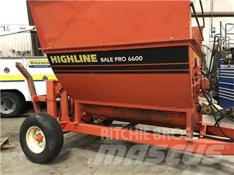 Highline 6600 Τεμαχιστές, κόπτες και ξετυλιχτές δεμάτων