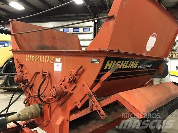 Highline 6600 Τεμαχιστές, κόπτες και ξετυλιχτές δεμάτων