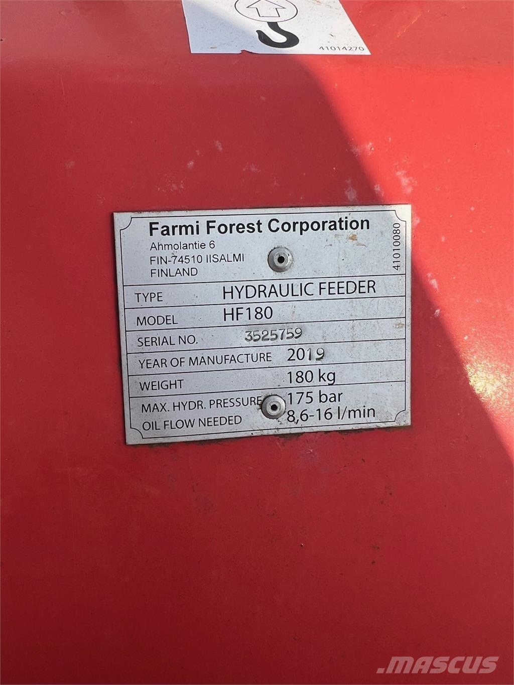 Farmi CH182 FLISHUGG Διαχωριστές και κόπτες ξυλείας