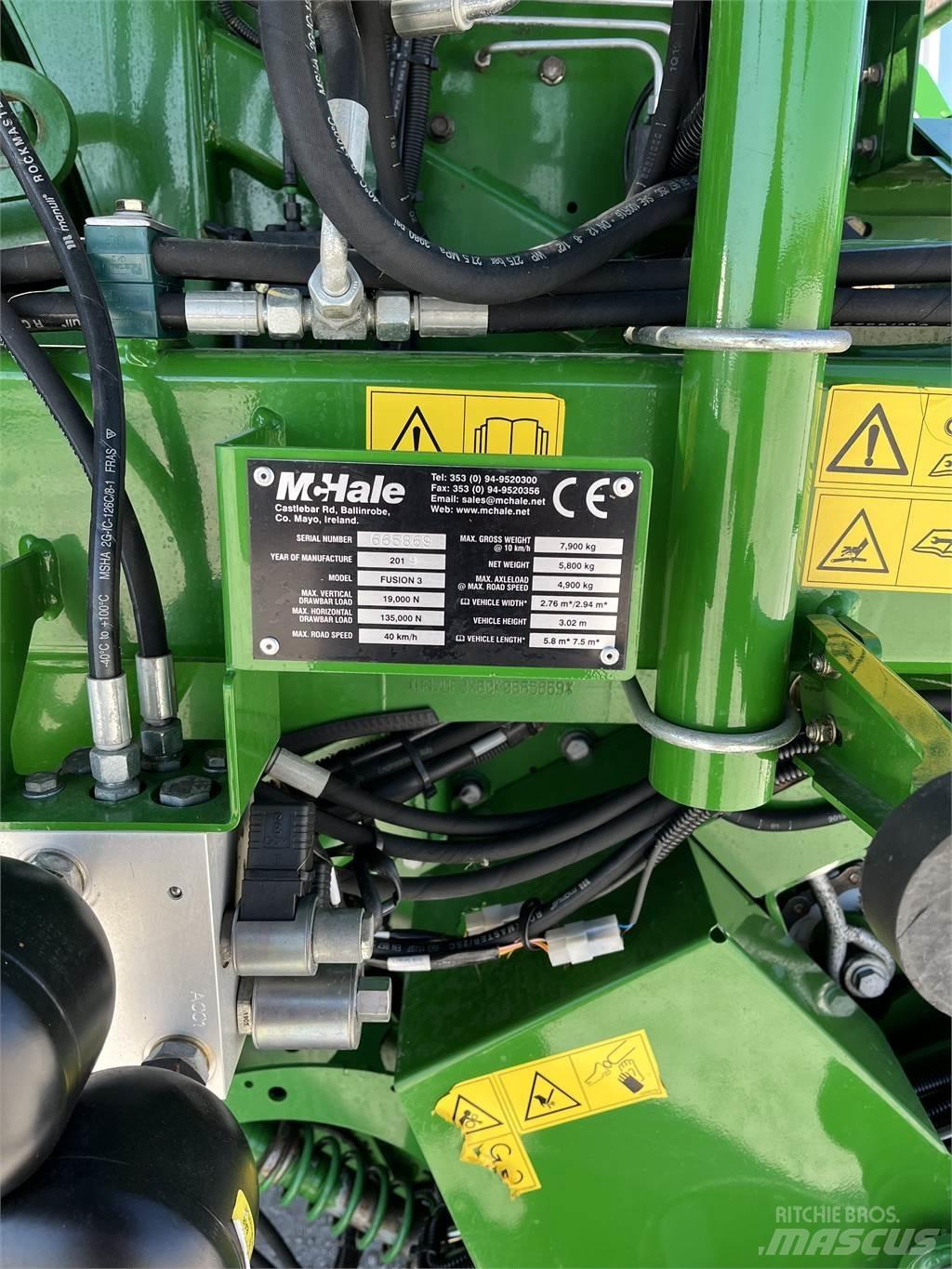 McHale Fusion 3 Πρέσες κυλινδρικών δεμάτων