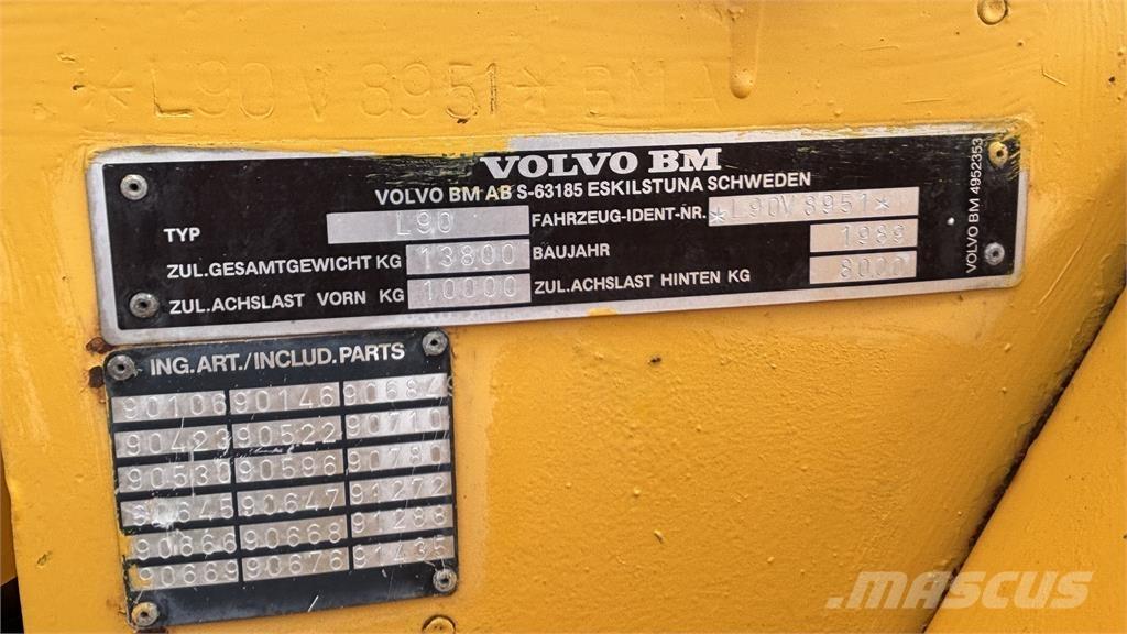 Volvo L90 LASTMASKIN Φορτωτές με λάστιχα (Τροχοφόροι)