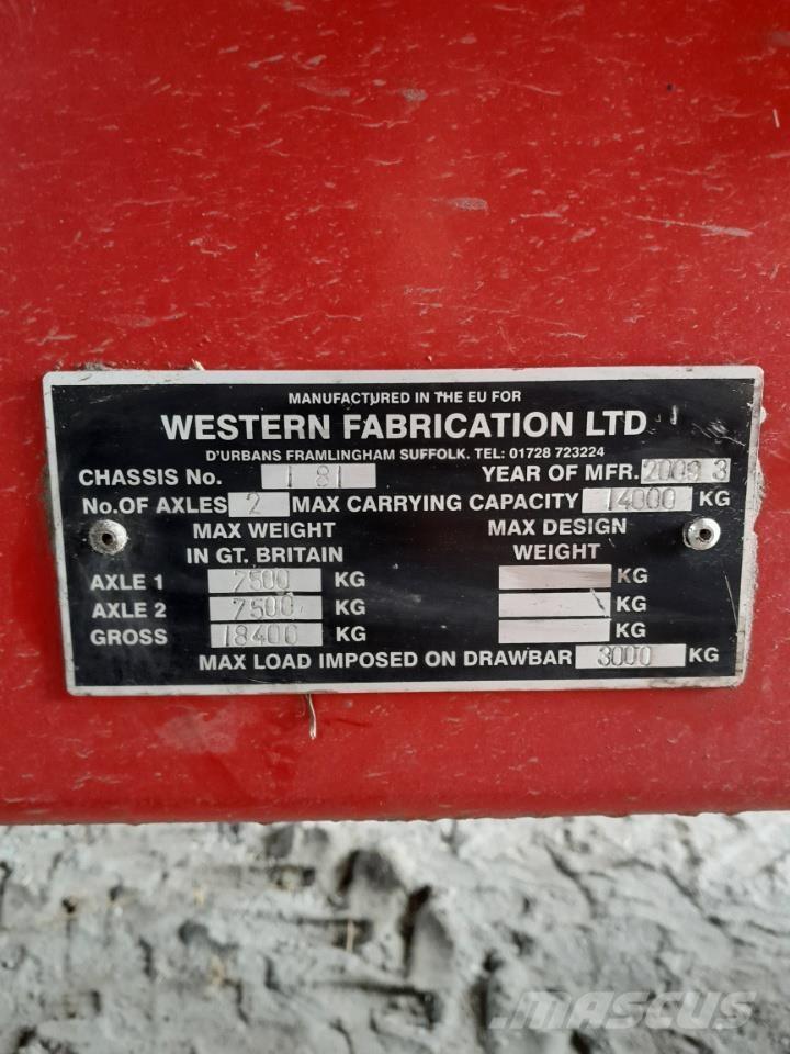 Western 14 TON Άλλες μηχανές φόρτωσης και σκαψίματος και εξαρτήματα