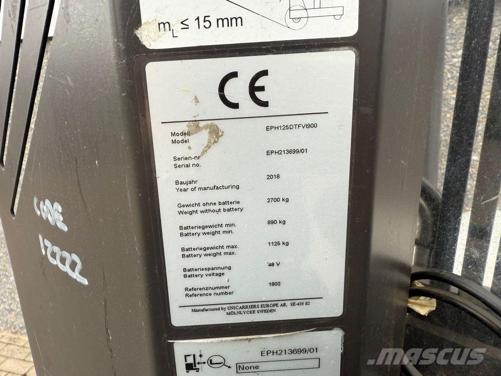 Atlet EPH125DTFVI900 Περονοφόρο ανυψωτικό συλλογής παραγγελιών μεγάλου ύψους
