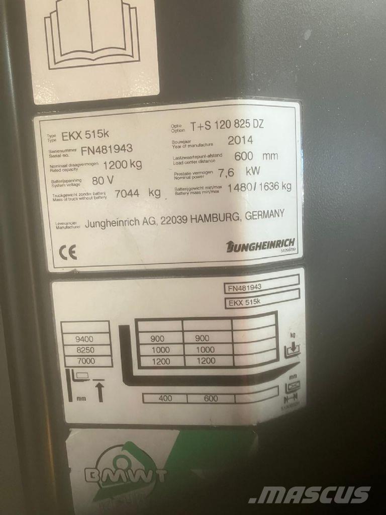 Jungheinrich EKX 515k Περονοφόρο ανυψωτικό συλλογής παραγγελιών μεγάλου ύψους