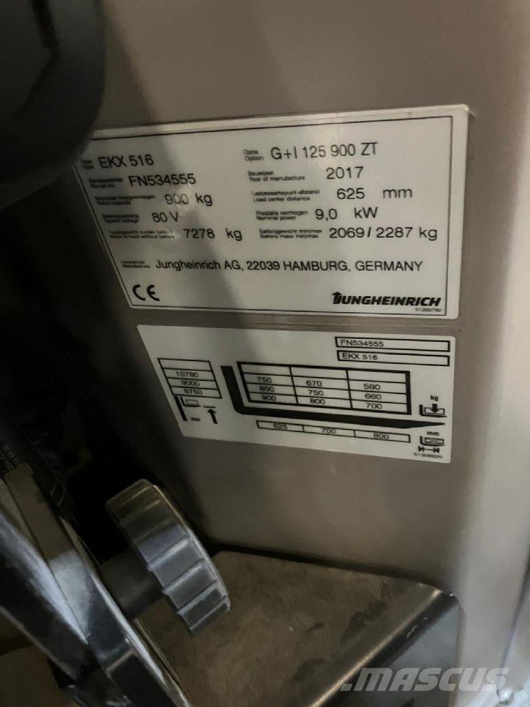 Jungheinrich EKX 516 Περονοφόρο ανυψωτικό συλλογής παραγγελιών μεγάλου ύψους