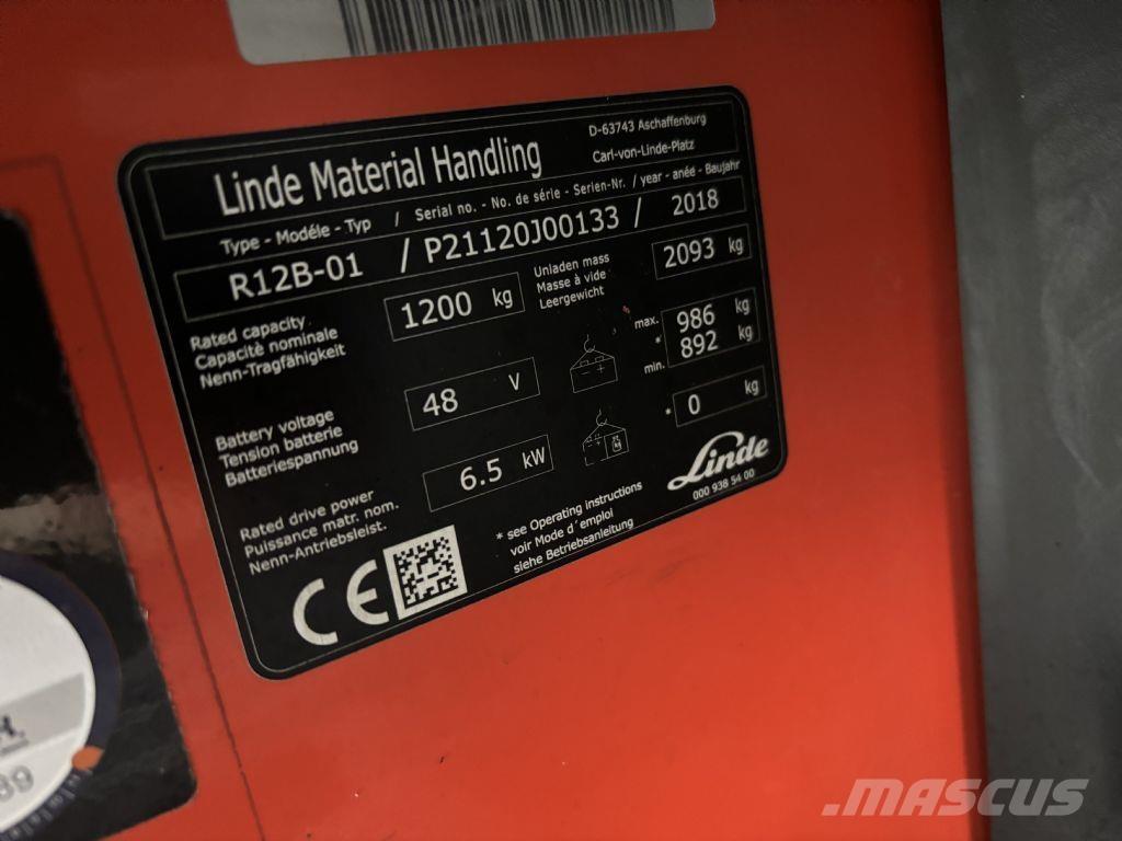 Linde R12B-01 Ανυψωτικά στενών δρόμων