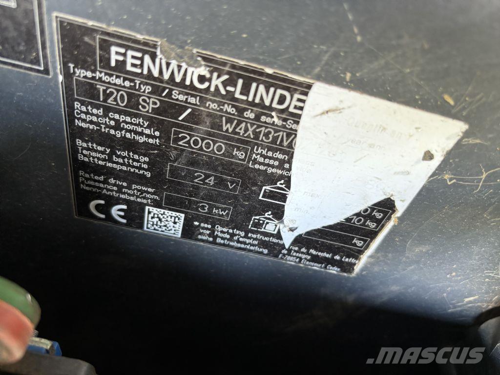 Linde T20 SP Ηλεκτρικά παλετοφόρα με ιστό