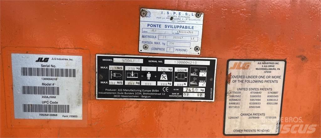 JLG  Ανυψωτήρες με αρθρωτό βραχίονα