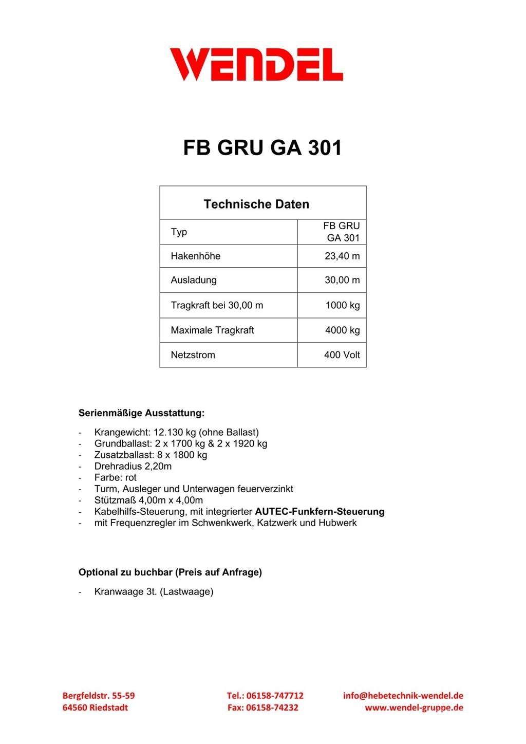 FB GRU GA 301 Πυργογερανοί