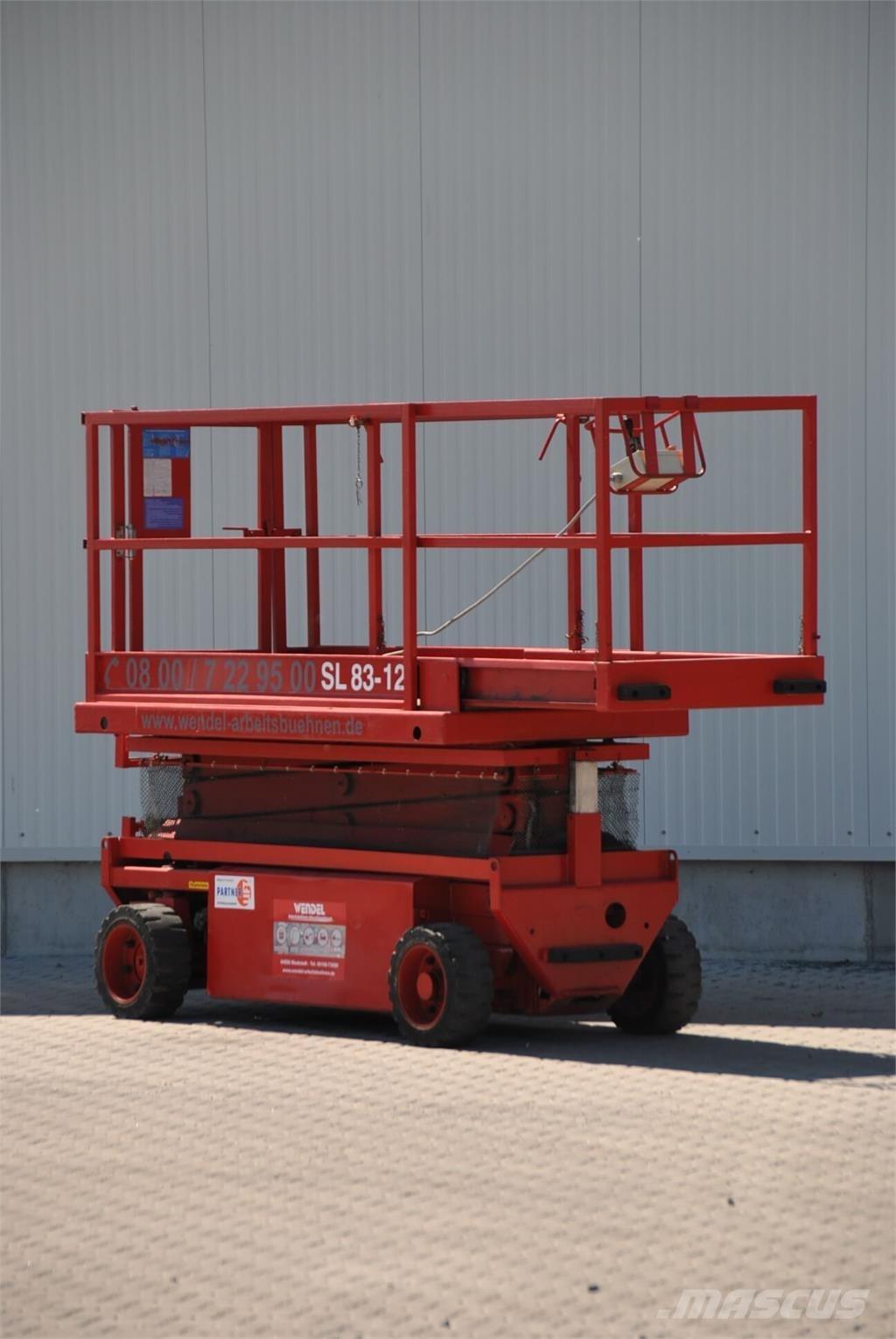 Liftlux SL 83-12 Ανυψωτήρες ψαλιδωτής άρθρωσης