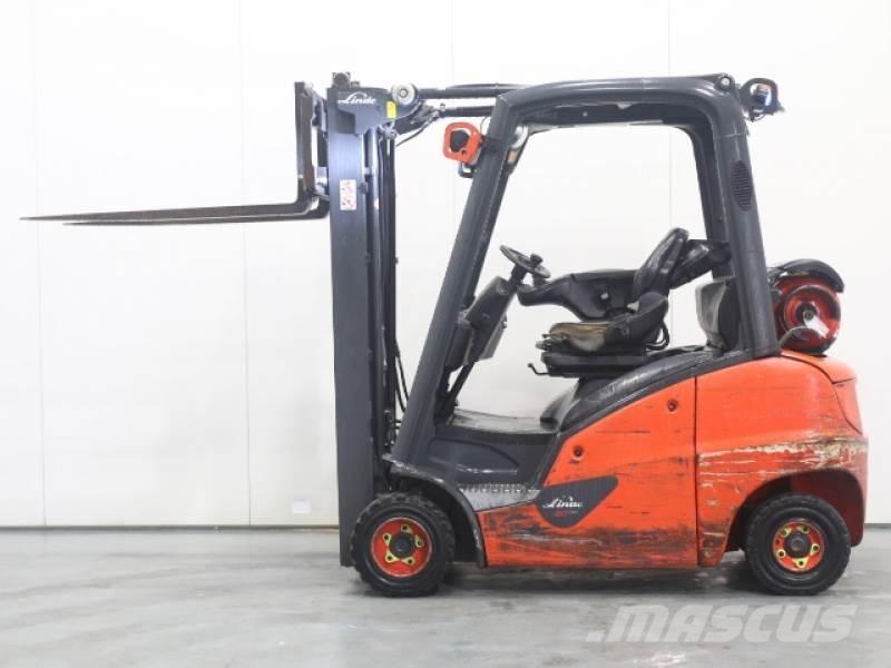 Linde H20T-01 Περονοφόρα ανυψωτικά κλαρκ με φυσικό αέριο LPG