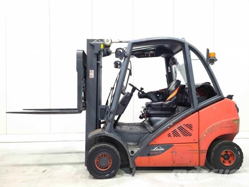 Linde H25T-02 Περονοφόρα ανυψωτικά κλαρκ με φυσικό αέριο LPG
