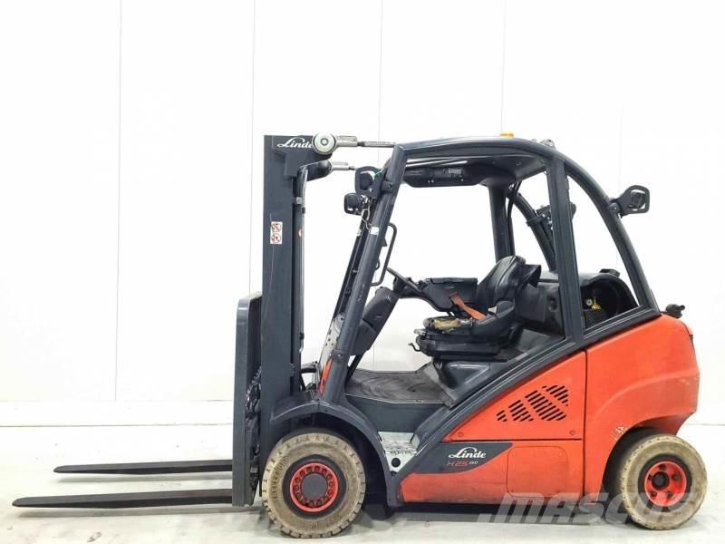 Linde H25T-02 Περονοφόρα ανυψωτικά κλαρκ με φυσικό αέριο LPG