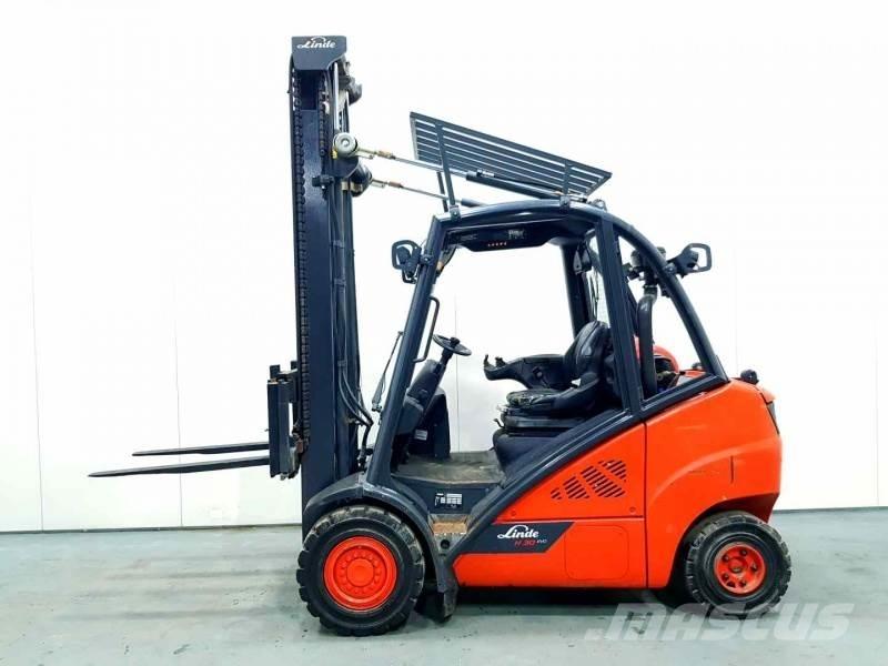 Linde H30T - 02 Περονοφόρα ανυψωτικά κλαρκ με φυσικό αέριο LPG