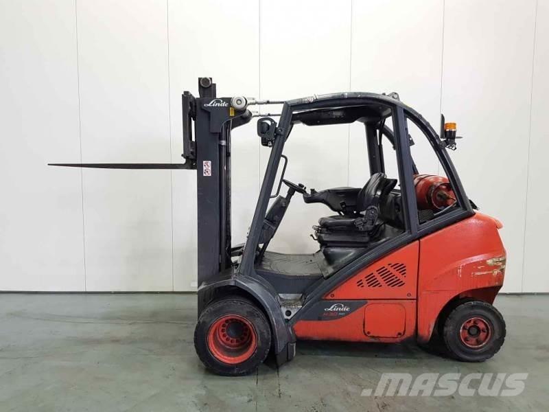 Linde H30T-02 TWIN WHEEL Περονοφόρα ανυψωτικά κλαρκ με φυσικό αέριο LPG