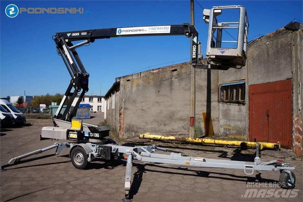 Omme 1550 EBZX Εναέριες πλατφόρμες τοποθετημένες σε ρυμούλκα