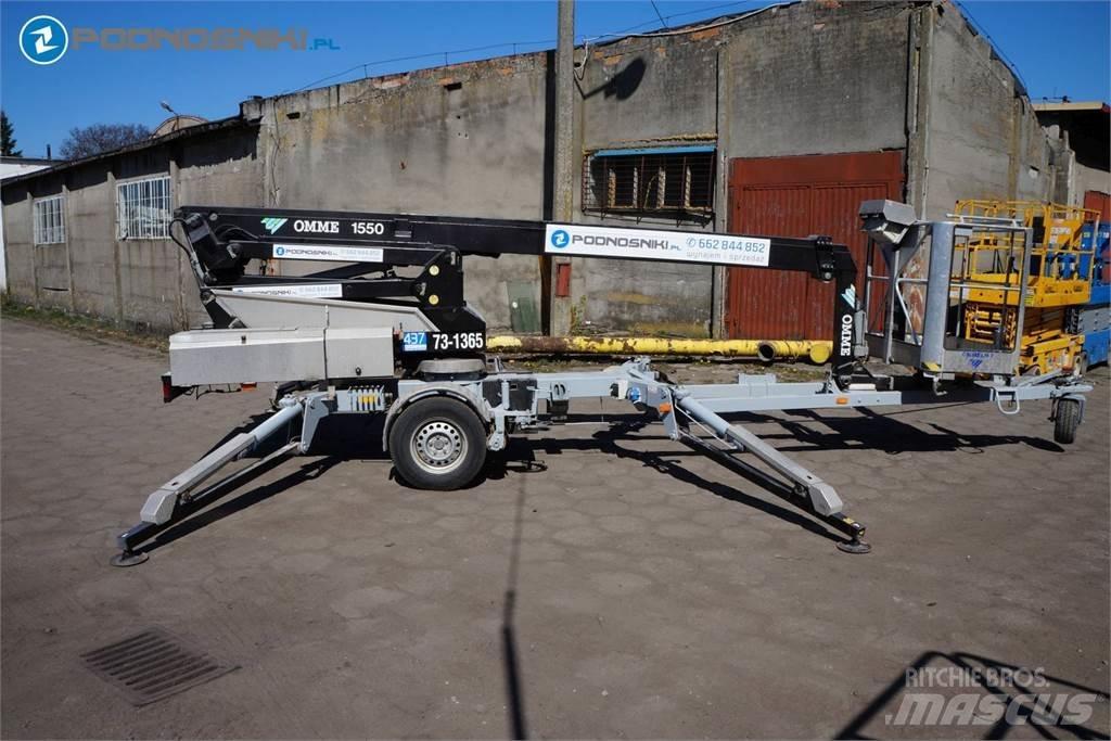 Omme 1550 EBZX Εναέριες πλατφόρμες τοποθετημένες σε ρυμούλκα