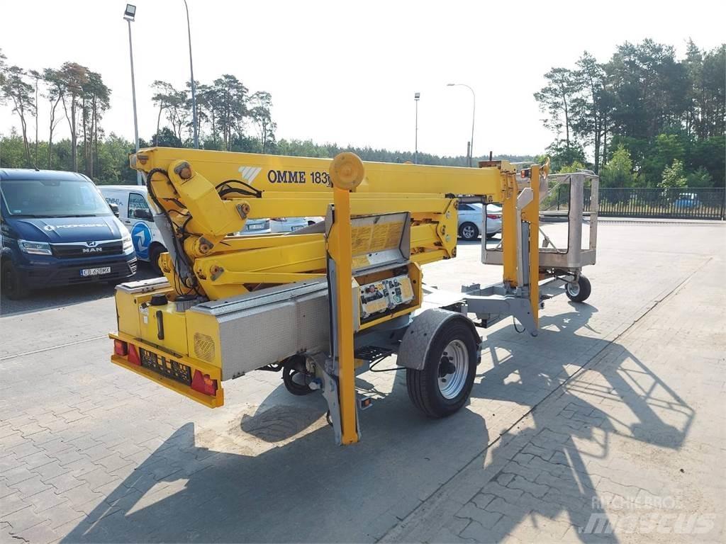 Omme 1830 EBZX Εναέριες πλατφόρμες τοποθετημένες σε ρυμούλκα
