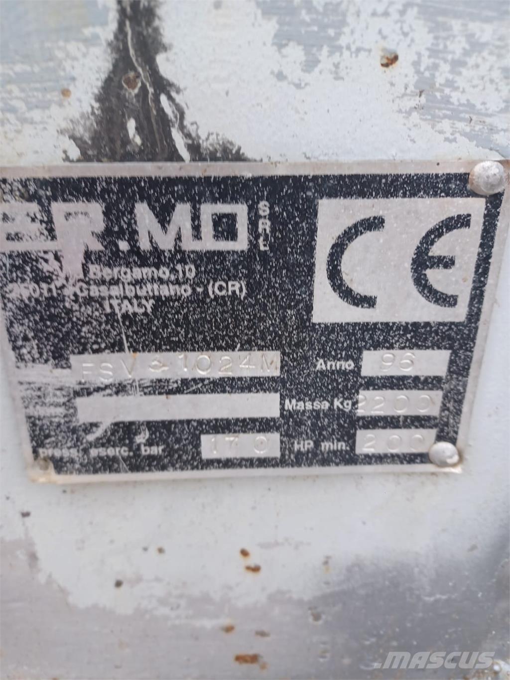 Ermo FSV 3 102 4M Άλλα γεωργικά μηχανήματα