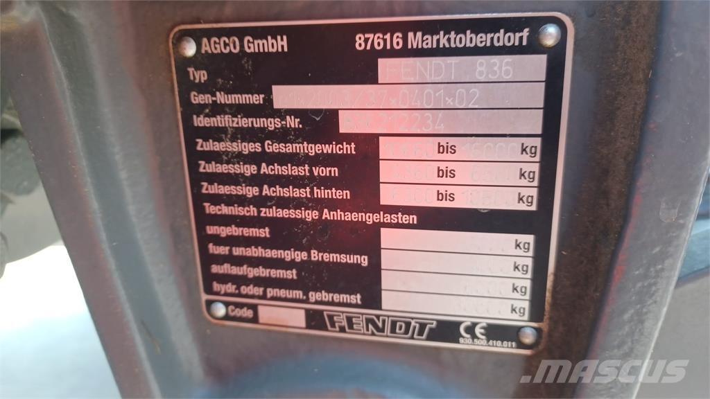 Fendt 828 SCR Τρακτέρ