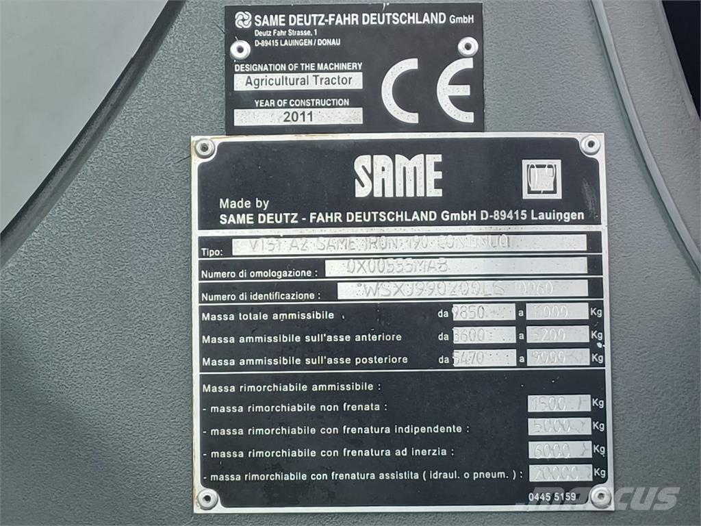 Same 190 Τρακτέρ