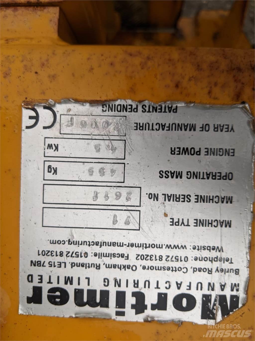  Mortimer Οδοστρωτήρες διπλού κυλίνδρου
