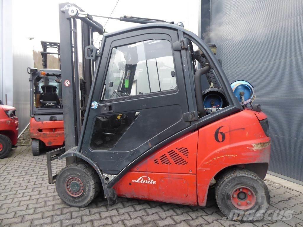 Linde H25T-01 Περονοφόρα ανυψωτικά κλαρκ με φυσικό αέριο LPG
