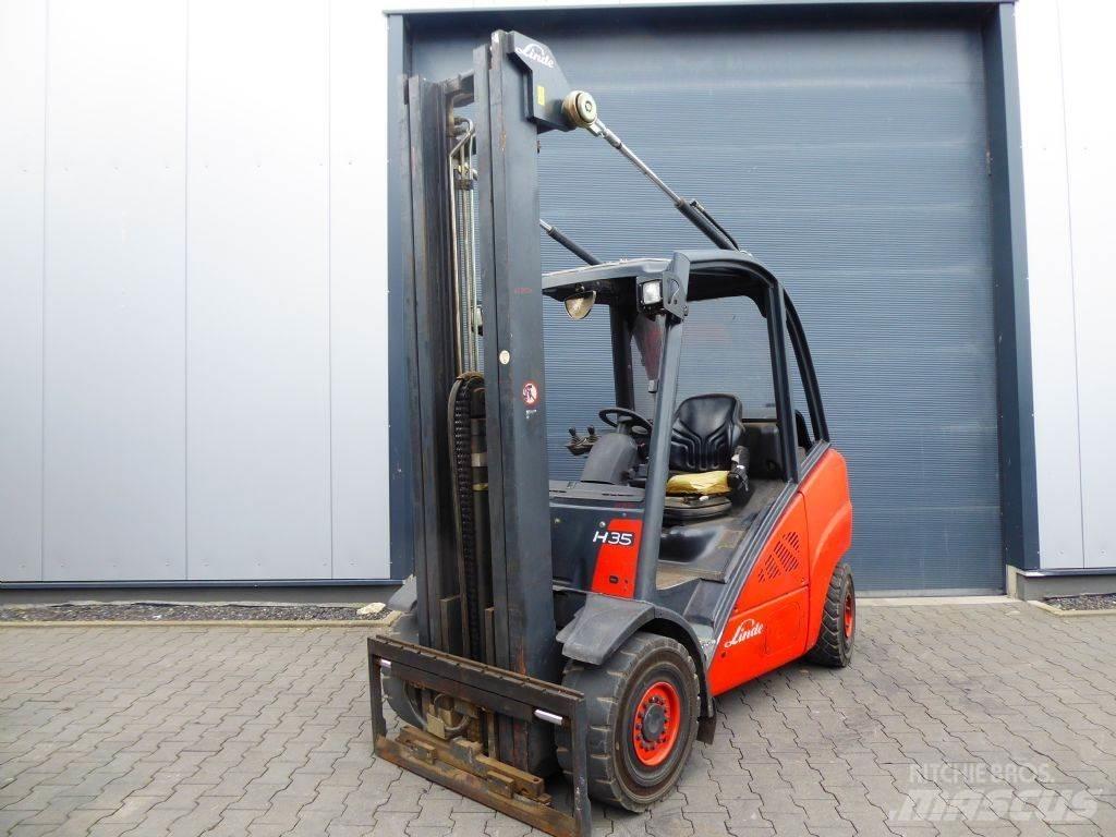Linde H35T Περονοφόρα ανυψωτικά κλαρκ με φυσικό αέριο LPG