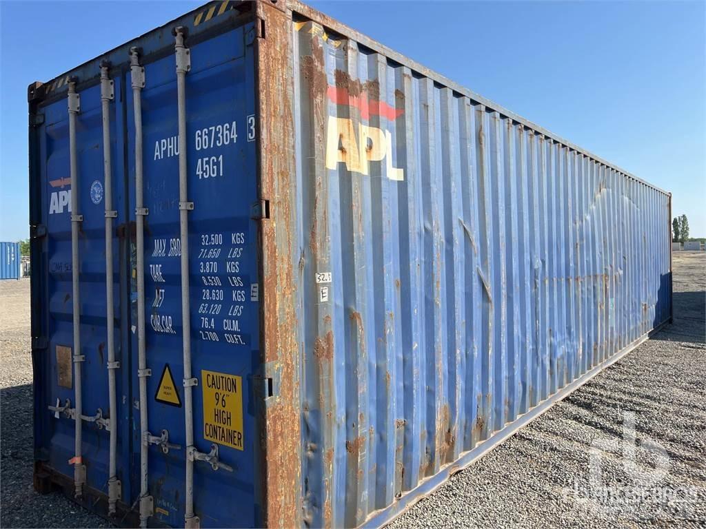  40 ft High Cube Ειδικά Container