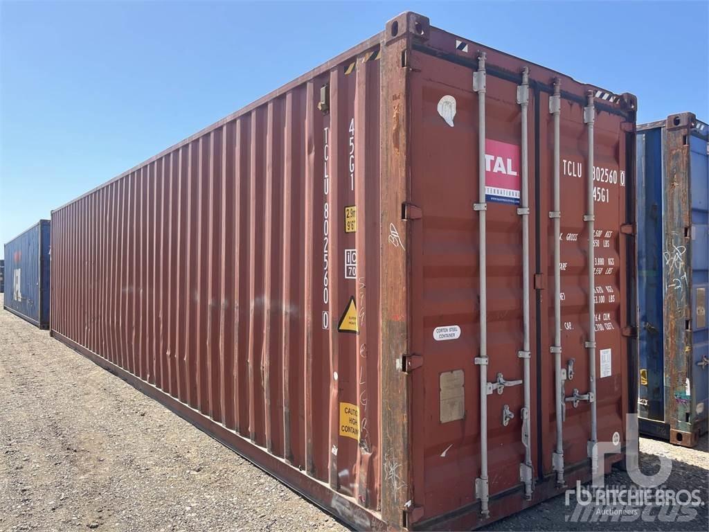  40 ft High Cube Ειδικά Container