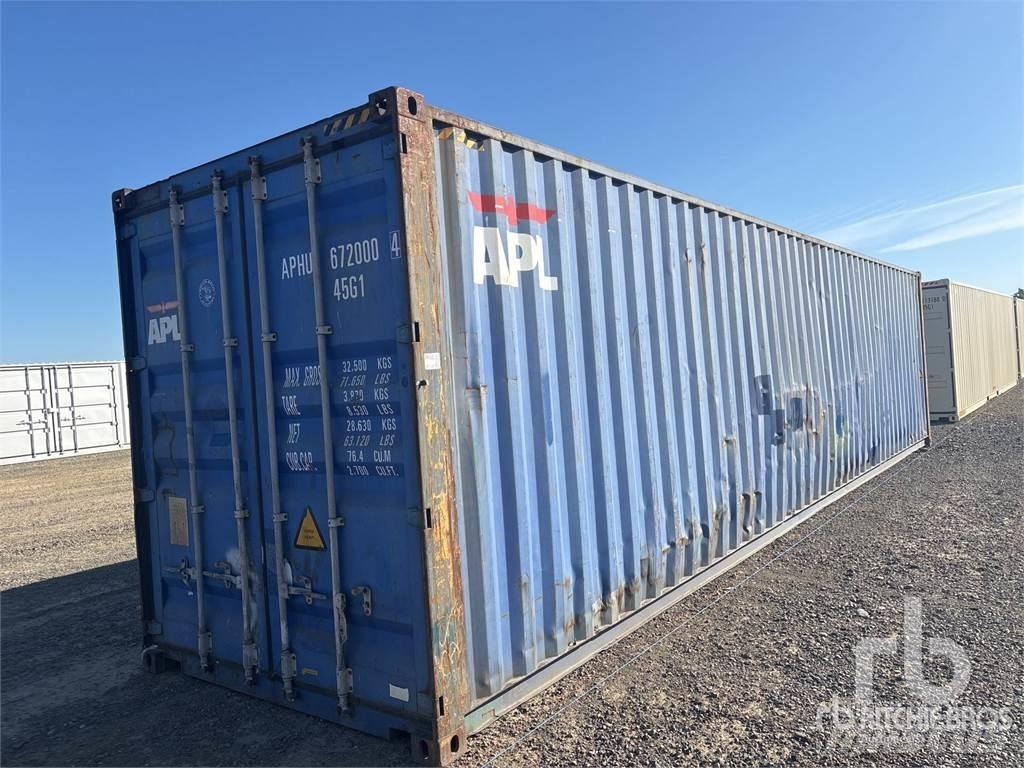  40 ft High Cube Ειδικά Container