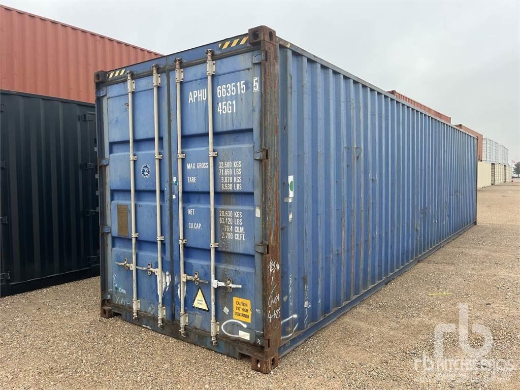  40 ft High Cube Ειδικά Container
