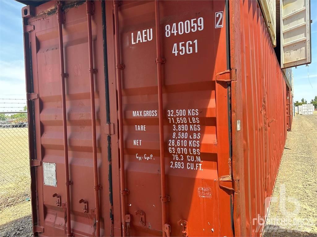  40 ft High Cube Ειδικά Container