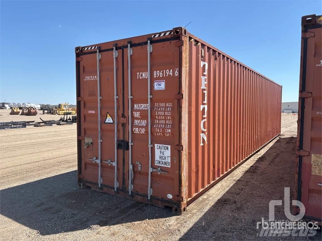  40 ft High Cube Ειδικά Container